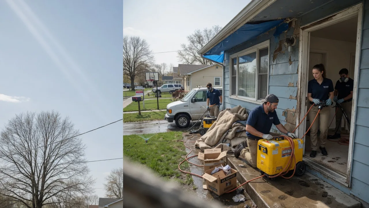 Basement Flood Cleanup in Hartville, OH near me